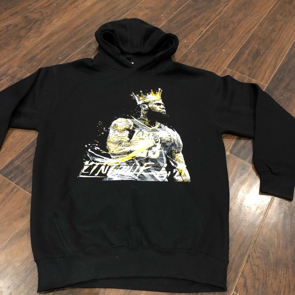 Men King Of LA Lebron James / Lakers Hoodie